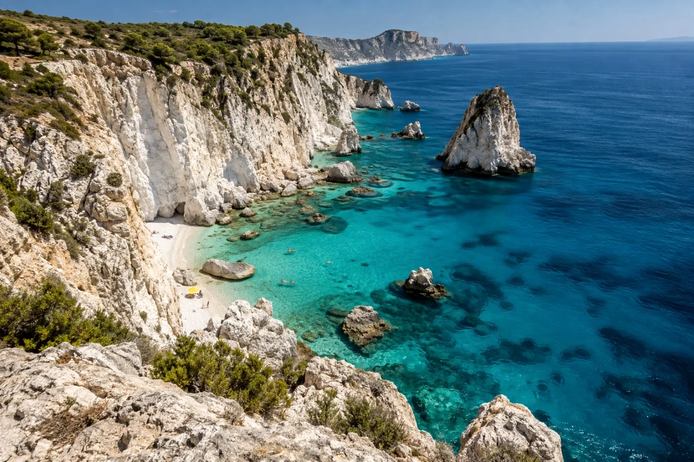 Coast: actual Camera Refine output on the same AI-created source