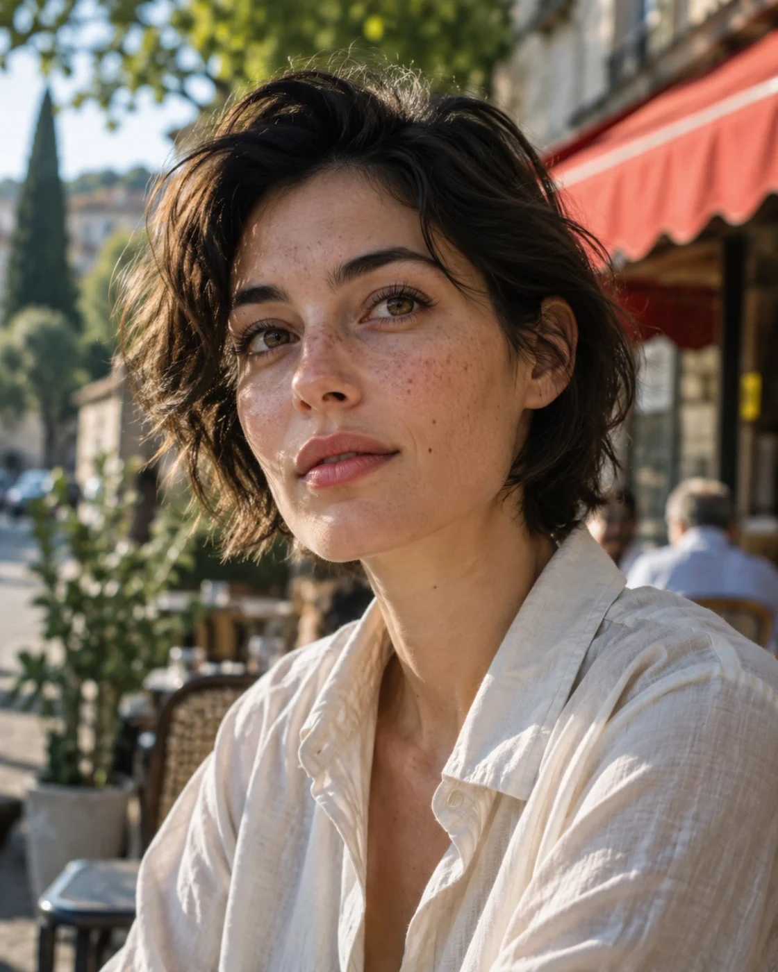 Natural Portrait: actual Camera Refine output on an AI-created sample