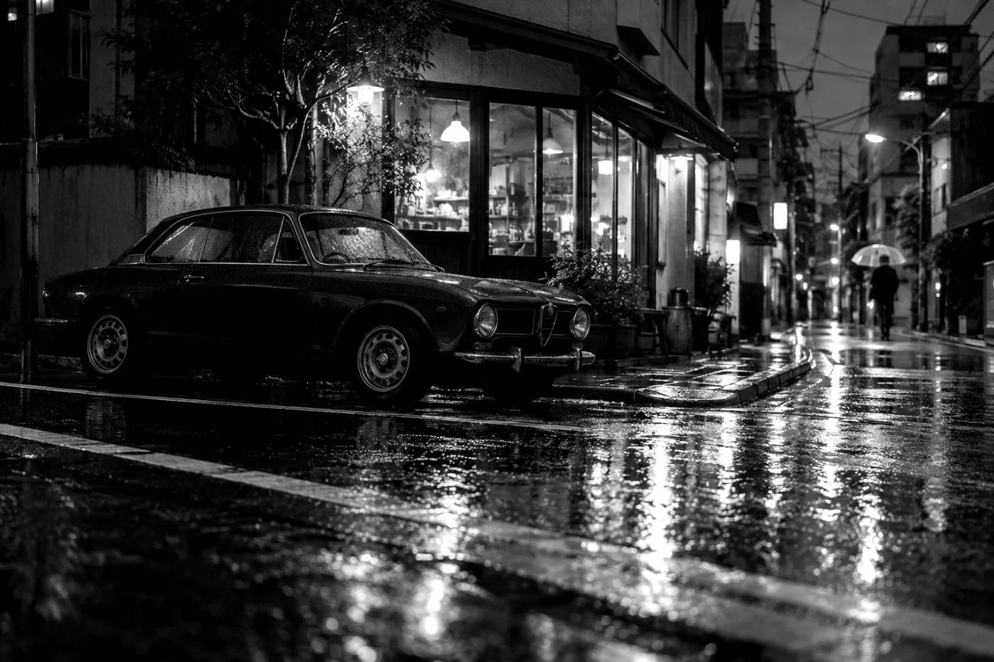 Silver Street: actual Camera Refine output on an AI-created sample
